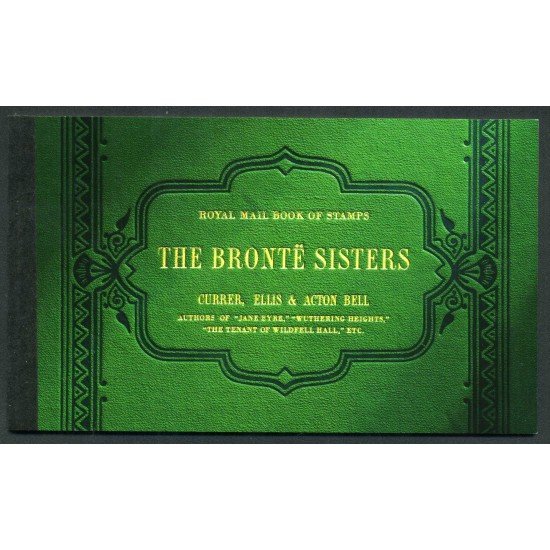 Gran Bretaña - 2622-C - 2005 Literatura Las hermanas Brontë Carnet de prestigio , 6 páginas de ilustracione y textos + 16 sellos+ 2 viñetas Lujo