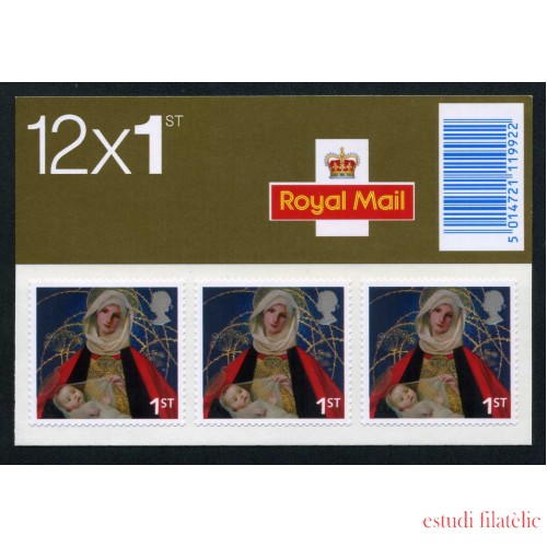 Gran Bretaña - 2701-C - 2005 Navidad Carnet 12 sellos nº 2701 Lujo