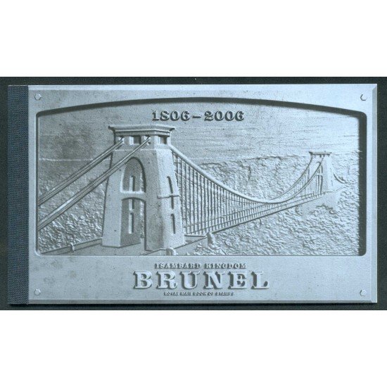 Gran Bretaña - 2731-C - 2006 200 Aniv. de Brunel Carnet de prestigio 12 páginas de textos e ilustraciones+ 19 sellos Lujo