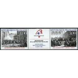 France Francia Nº T 2538A1988 200º Aniv. Revolución Philexfrance