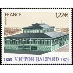 France Francia Nº 3824 2005 Personalidad Victor Baltard Arquitecto de la Ville de París Pabellón Lujo