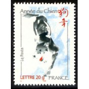 France Francia Nº 3865 2006 Año lunar chino del perro Lujo