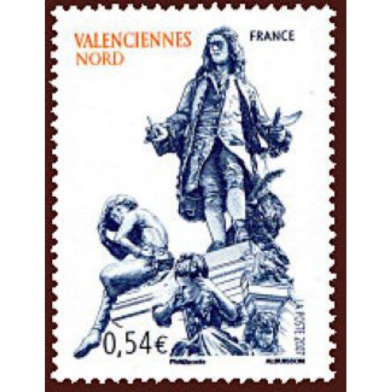 France Francia 4012 2007 Serie turística Valenciennes Nord Escultura MNH France Francia 4012 2007 Serie turística Valenciennes Nord Escultura MNH