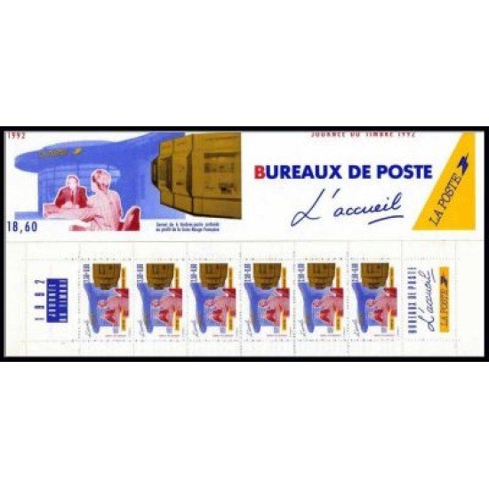 France Francia Nº BC 2744A 1992 Día del sello Lujo France Francia Nº BC 2744A 1992 Día del sello Lujo