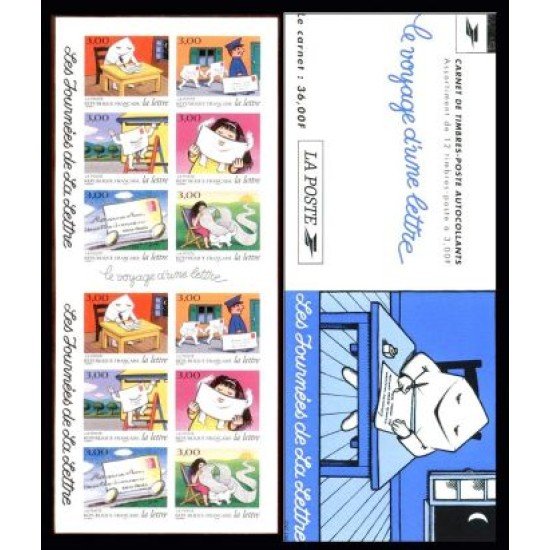 France Francia Nº BC 3071A 1997 Día de la carta Autoadhesivos Lujo France Francia Nº BC 3071A 1997 Día de la carta Autoadhesivos Lujo