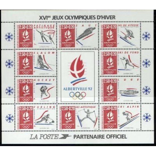 France Francia HB 14 1992 JJOO invierno Albertville France Francia HB 14 1992 JJOO invierno Albertville