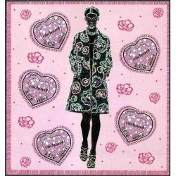 France Francia HB 80 2005 San Valentín Corazón de Cacharel 5 sellos nº 3747 Ilustración, modelo pasarela Lujo France Francia HB 80 2005 San Valentín Corazón de Cacharel 5 sellos nº 3747 Ilustración, modelo pasarela Lujo