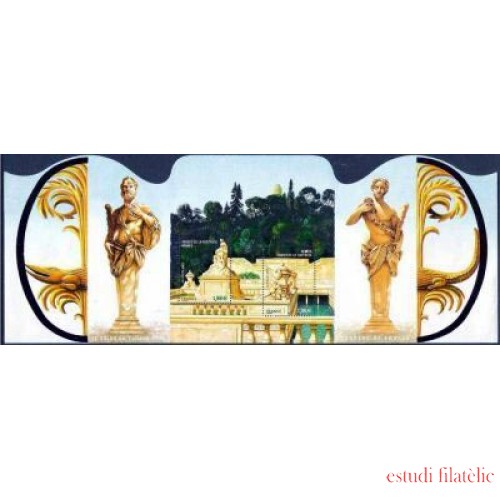 France Francia HB 84 2005 Jardines de Francia Esculturas, jardín 2 val. nº 3786/87 Ilustración : Estatuas Lujo