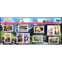 France Francia HB 94 2006 Retratos de regiones Productos del campo 10 val. nº 3882/91 Ilustración:paisaje, rio Lujo France Francia HB 94 2006 Retratos de regiones Productos del campo 10 val. nº 3882/91 Ilustración:paisaje, rio Lujo