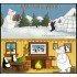 France Francia Hojitas Souvenir  5 -BS - 2005 Pingüinos, reno, oso muñeco de nieve 1 valor en  Hojita con blister  Tarjeta de felicitación  Lujo