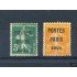France Francia Preobliterados P- 26/27 1920-22 París 1921 Sin goma Fijasellos