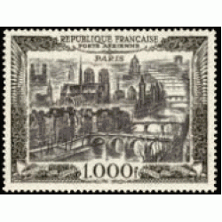 France Francia A 29 1950 Vista de París Lujo France Francia A 29 1950 Vista de París Lujo