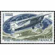 France Francia A 50 1977 50º Aniv. travesía Atlantico-Norte y desparición de Numgesser y Coli Aviones Lujo