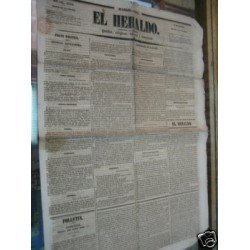 <div><strong>El Heraldo Marca Prefilatélica Manresa Cataluña 1842</strong></div>