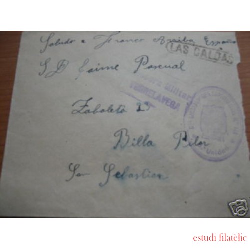 <div><strong>España Carta San Sebastián Caldas de Besaya Torrelavega</strong></div>