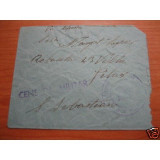 <div><strong>España Carta Mérida San Sebastián Franquicia Militar<br
/>
</strong></div>