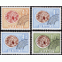 France Francia Preobliterados P- 134/37 1975 Moneda gala Lujo