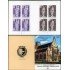 France Francia Carnets 2025 Cruz Roja Iglesia de Brou, escudo Carnet 8 sellos 4 series nº 1910/11 (1976)