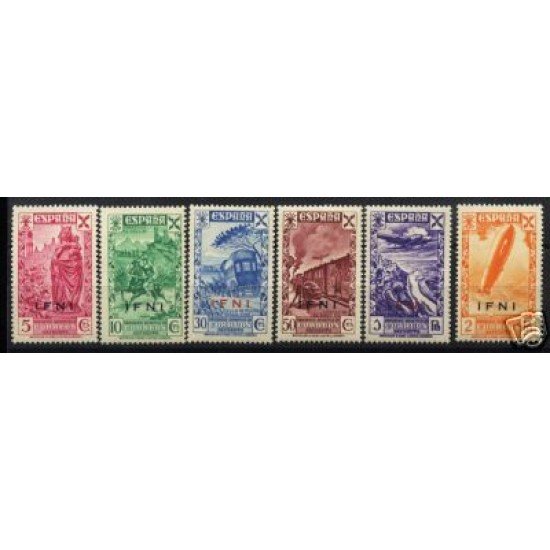 Ifni Beneficiencia  B- 7/12 mnh