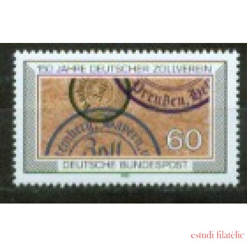 Alemania Federal - 1027 - GERMANY 1983 150º Aniv. de la Unión aduanera alemana Lujo