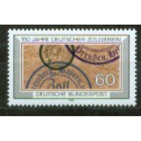 Alemania Federal - 1027 - GERMANY 1983 150º Aniv. de la Unión aduanera alemana Lujo