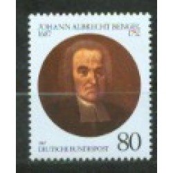 Alemania Federal - 1156 - GERMANY 1987 Ticentenario de teólogo Bengel Lujo