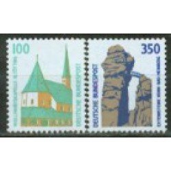 Alemania Federal - 1238/39 - GERMANY 1989 Serie actual -Curiosidades-Lujo