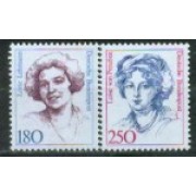 Alemania Federal - 1259/60 - GERMANY 1989 Serie actual-Mujeres de la história alemana Lujo