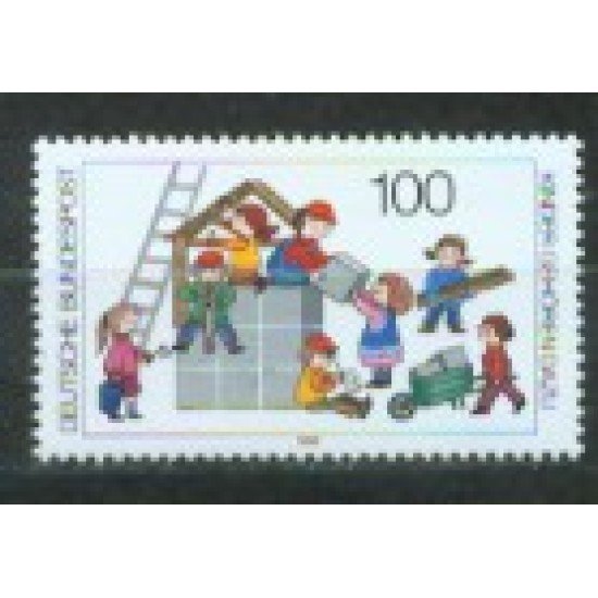 Alemania Federal - 1267 - GERMANY 1989 Niños jugando Lujo