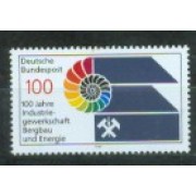 Alemania Federal - 1268 - GERMANY 1989 Cent. del sindicato minero Lujo