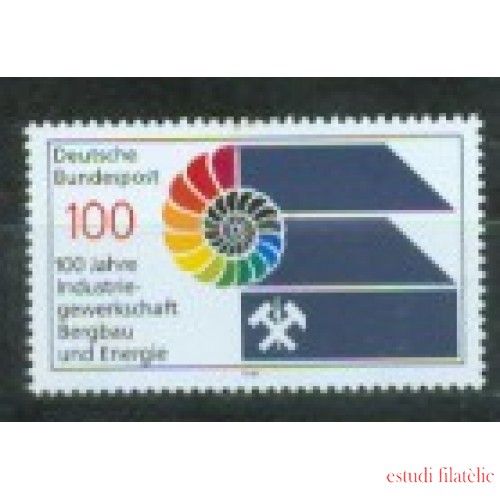 Alemania Federal - 1268 - GERMANY 1989 Cent. del sindicato minero Lujo