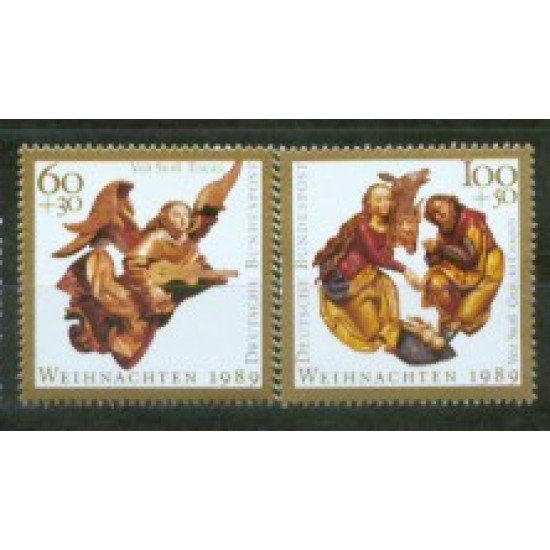 Alemania Federal - 1274/75 - GERMANY 1989 Navidad Lujo