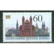 Alemania Federal - 1276 - GERMANY 1989 Bimilenario de Spire Lujo