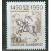 Alemania Federal - 1277 - GERMANY 1990 500º Cent. de la relaciones postales en Europa Lujo