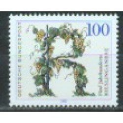 Alemania Federal - 1278 - GERMANY 1990 500 años de viticultura en Riesling Lujo