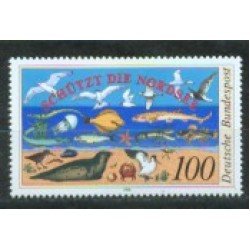 Alemania Federal - 1286 - GERMANY 1990 Preservación del mar del Norte Lujo