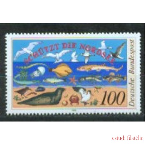 Alemania Federal - 1286 - GERMANY 1990 Preservación del mar del Norte Lujo