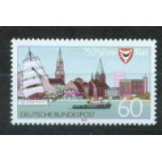  Alemania Federal - 1425 - GERMANY 1992 750º Aniv. de la ciudad de Kiel Lujo