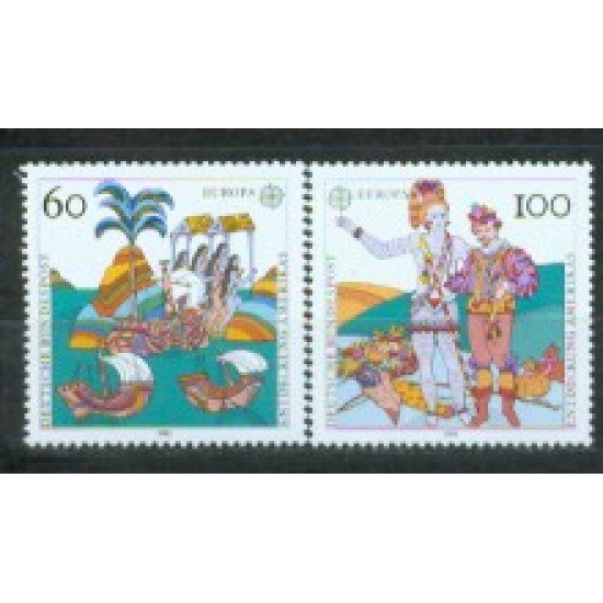 Alemania Federal - 1436/37 - GERMANY 1992 Europa-500 años del descubrimiento-Lujo