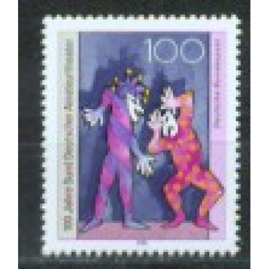 Alemania Federal - 1456 - GERMANY 1992 100º Aniv. Unión de teatro aleman amateur Lujo