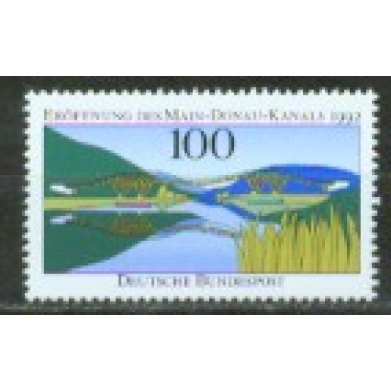 Alemania Federal - 1461 - GERMANY 1992 Aperura del canal Main-Danube Lujo