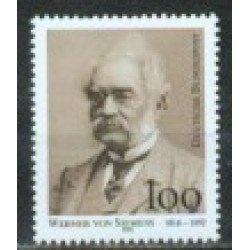 Alemania Federal - 1474 - GERMANY 1992 Cent. de la muerte del industrial Siemens Lujo