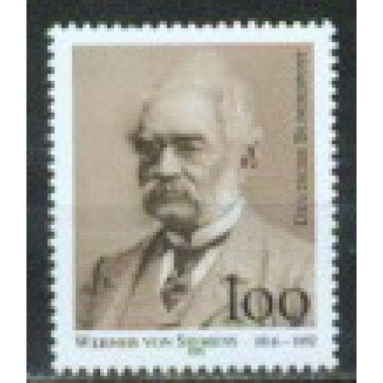 Alemania Federal - 1474 - GERMANY 1992 Cent. de la muerte del industrial Siemens Lujo
