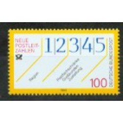 Alemania Federal - 1491 - GERMANY 1993 Nuevos códigos postales Lujo