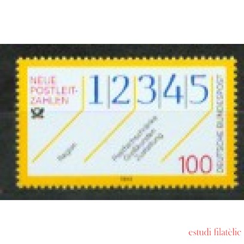 Alemania Federal - 1491 - GERMANY 1993 Nuevos códigos postales Lujo