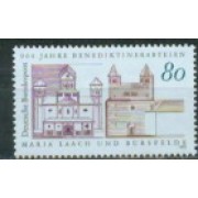 Alemania Federal  1502 - GERMANY  1993 9º Cent. de la abadía de Maria Loach y Bursefelde Lujo