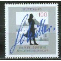 Alemania Federal - 1624 - GERMANY 1995 Cent. Sociedad Deutsche Schillergesellschaft Lujo