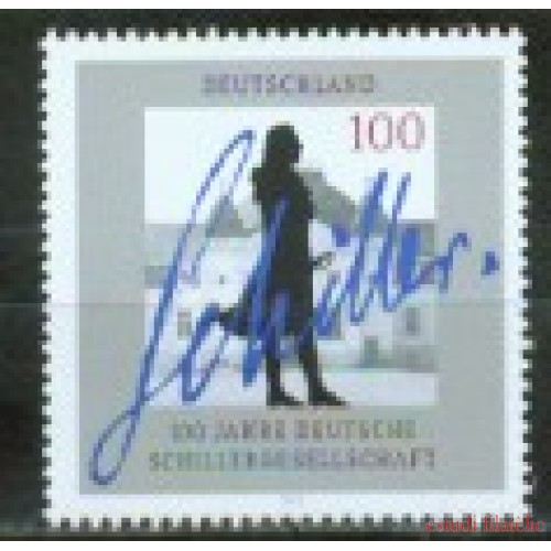 Alemania Federal - 1624 - GERMANY 1995 Cent. Sociedad Deutsche Schillergesellschaft Lujo