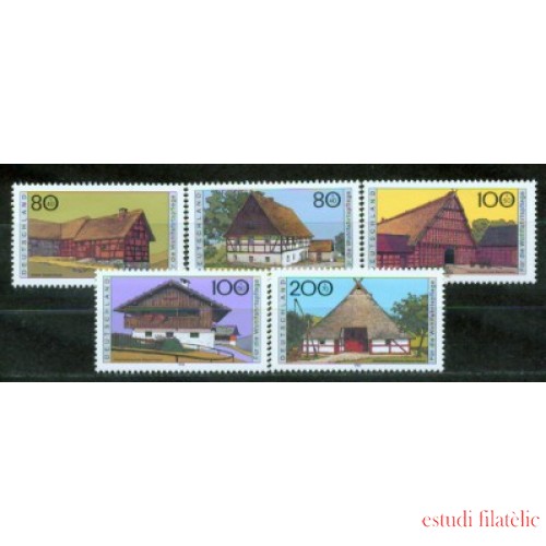 Alemania Federal - 1651/55 - GERMANY 1995 Sorteo benéfico-Granjas típicas-Lujo