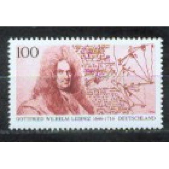 Alemania Federal - 1697 - GERMANY 1996 350º Aniv. de Gottfried Wilhelm Liebniz Lujo